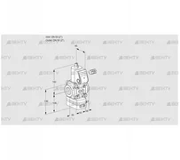 VAD350R/NQ-100A (88000285) Газовый клапан с регулятором давления Kromschroder