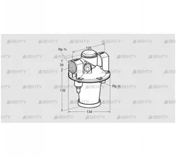 GIK 20R02-5L (03155125) Регулятор соотношения газ/воздух Kromschroder