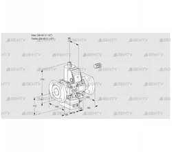 VAG2E40F/40F05GEVWR/PP/PP (88100647) Газовый клапан с регулятором соотношения Kromschroder