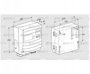 BCU480W3P6C0D0000K1E1-/LM400WF3O0E1- (88680106) Блок управления горением Kromschroder