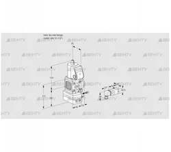 VAG1-/15R/NWBE (88016192) Газовый клапан с регулятором соотношения Kromschroder