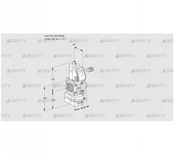 VAV2-/40R/NQAK (88027186) Газовый клапан с регулятором соотношения Kromschroder