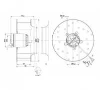 Центробежный вентилятор ebmpapst R2E310AA0108