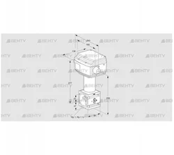 RV 2/YML10Q60S1 (86060542) Регулирующий клапан Kromschroder