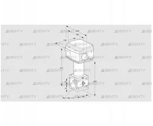 RV 2/YML10Q60S1 (86060542) Регулирующий клапан Kromschroder