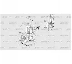 VAS665F05NWE/B-/PP (88204986) Газовый клапан Kromschroder