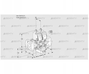 VCG3E50F/50F05NGKWR/PPPP/PPPP (88104605) Клапан с регулятором соотношения Kromschroder