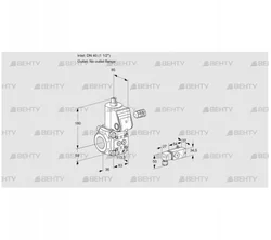 VAS340/-R/NW (88032134) Газовый клапан Kromschroder