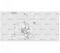 VAH3E50F/50F05FHEVWR/PP/PP (88106283) Клапан с регулятором расхода Kromschroder