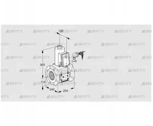 VAS9125F05NAE/PP/PP (88203452) Газовый клапан Kromschroder