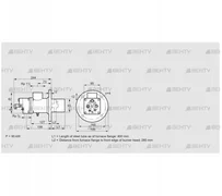 BIO 65RB-400/285-(37)EB (84099571) Газовая горелка Kromschroder