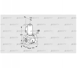 VAS8100F05NWGL3B/PP/PP (88204353) Газовый клапан Kromschroder