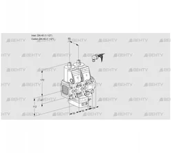 VCG2E40R/40R05FNGEVWR3/PPPP/PPPP (88105913) Клапан с регулятором соотношения Kromschroder