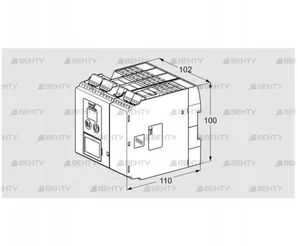 BCU570QC1F1U0K2-E (88660238) Блок управления горением Kromschroder