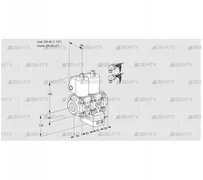 VCH3E40R/50R05NHEWL6/PPPP/PPPP (88105393) Клапан с регулятором расхода Kromschroder