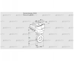 IBGF80/50Z05/20-60W3T (88302853) Дроссельная заслонка Kromschroder