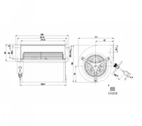 Центробежный вентилятор ebmpapst D2D133AB0619
