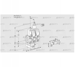 VCD1E25R/25R05D-25LQR/2-PP/PPPP (88100288) Регулятор давления Kromschroder