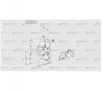 VAD120R/NW-100A (88010943) Газовый клапан с регулятором давления Kromschroder