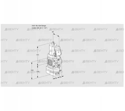 VAV2-/40R/NQSRAK (88018090) Газовый клапан с регулятором соотношения Kromschroder