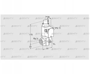 VG 20R02LQ31D (85206270) Запорный газовый клапан Kromschroder