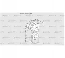 IBAF50Z05/20-30W3E (88302160) Дроссельная заслонка Kromschroder