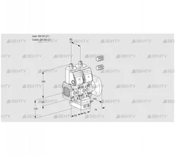 VCH3E50R/50F05FNHEWR3/PPPP/PPPP (88106222) Клапан с регулятором расхода Kromschroder