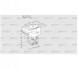 IFC1T15/15N05-08PPPP/40A2AR10-I (88302007) Регулирующий клапан с сервоприводом Kromschroder