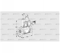 VCS8100F05NLKGRB/PPPP/PPPP (88203098) Сдвоенный газовый клапан Kromschroder