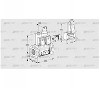 VCS8100F05NLWRE/PPPP/PPZ- (88204299) Сдвоенный газовый клапан Kromschroder