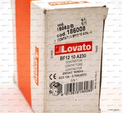 Миниконтактор Lovato BF12 10 A230