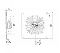 Осевой вентилятор ebmpapst W2E250DE6502