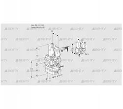 VAG115R/NWBE (88032994) Газовый клапан с регулятором соотношения Kromschroder