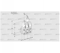 VCS3E50R/50R05NLQGR/PPPP/PPPP (88100634) Сдвоенный газовый клапан Kromschroder