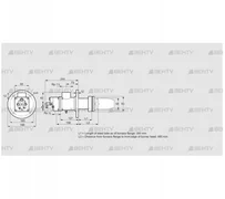 BIC 65HM-350/485-(72A)ER (84031561) Газовая горелка Kromschroder