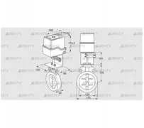 IDR125Z03D350AS/50-60W30TR10 (88303729) Дроссельная заслонка Kromschroder