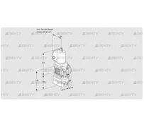 VAV3T-/50N/NQSLAK (88024183) Газовый клапан с регулятором соотношения Kromschroder