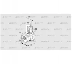 VAS665F05NKSR3B/PP/PP (88203007) Газовый клапан Kromschroder