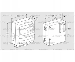 BCU480W1P2C0D0000K1E1-/LM400WF3O0E1- (88680193) Блок управления горением Kromschroder