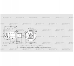 BIO 50KB-140/135-(34)D (84015426) Газовая горелка Kromschroder