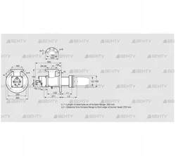 BIC 140HM-200/235-(52)E (84035130) Газовая горелка Kromschroder