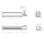 Тангенциальный вентилятор ebmpapst QL3/2000A2-2112LH-447bz