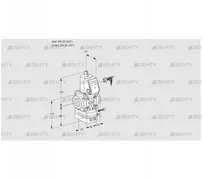 VAG120R/NWAE (88012712) Газовый клапан с регулятором соотношения Kromschroder