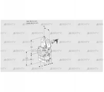 VAD115R/NW-100B (88031020) Газовый клапан с регулятором давления Kromschroder