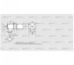 ZIC 165RM-0/235-(26)D (84246512) Газовая горелка Kromschroder