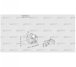 VFC125/25R05-20PP-2 (88303832) Регулирующий клапан Kromschroder