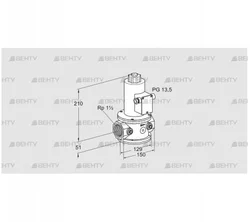 VR 40R01NT33D (85247400) Воздушный электромагнитный клапан Kromschroder