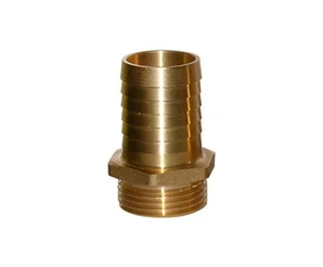 Штуцер с резьбой 3/4", под рукав 1"