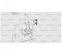 VCH3E40R/50R05NHEWR6/PPPP/PPPP (88105308) Клапан с регулятором расхода Kromschroder