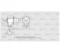 ZIO 165KB-450/435-(25)D (84246156) Газовая горелка Kromschroder